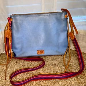 Beautiful blue Consuela purse